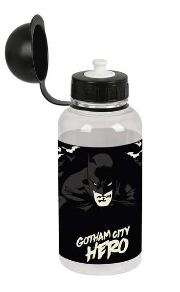 Safta Gourde Batman Hero 500 ml pour enfants 3 ans, motif noir en polyester 300D Safta Gourde Batman Hero 500 ml pour enfants 3 ans, motif noir en polyester 300D
