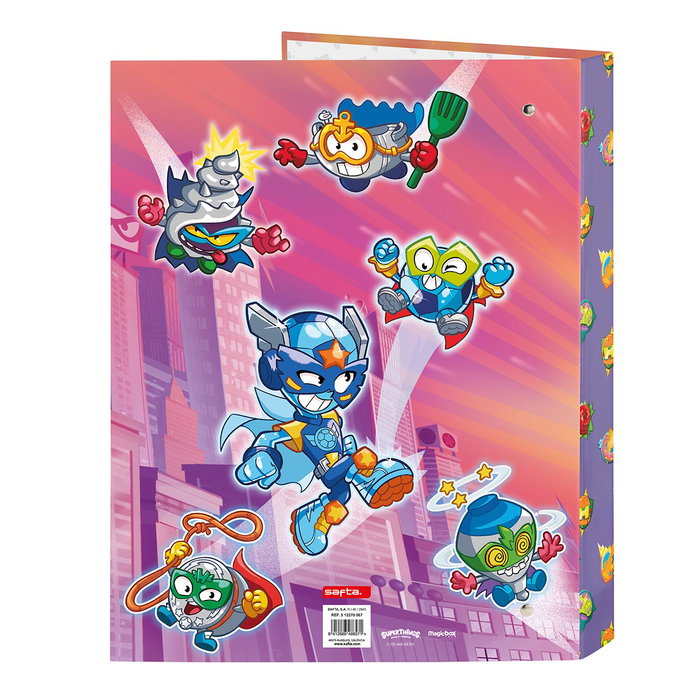 SAFTA Carpeta Folio 4 Anneaux Superthings SAFTA Carpeta Folio 4 Anneaux Superthings