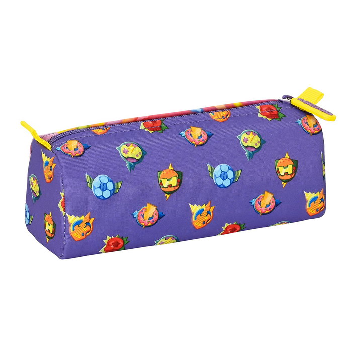 SuperThings Trousse d'écolier Guardians of Kazoom Violet et Jaune