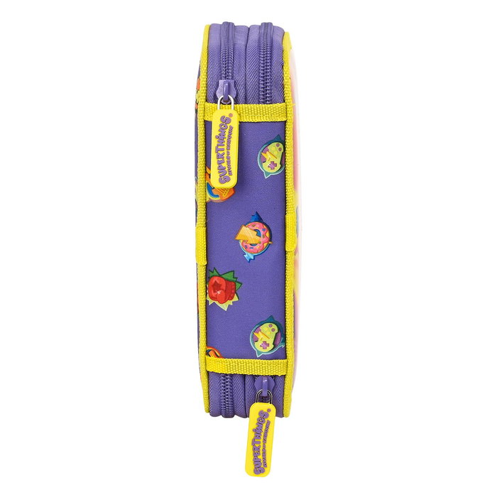 Plumier double SuperThings Guardians of Kazoom Jaune Violet (28 Pièces) Plumier double SuperThings Guardians of Kazoom Jaune Violet (28 Pièces)