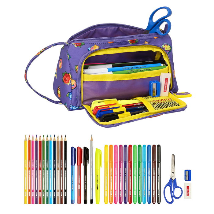 SAFTA Portatodo avec poche dépliante Superthings