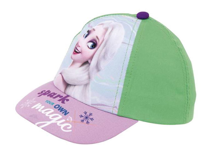 Safta Gorra Bébé Lila Ajustable 44/46 cm Frozen II "Memories" en Microfibre - Bébé 3 ans