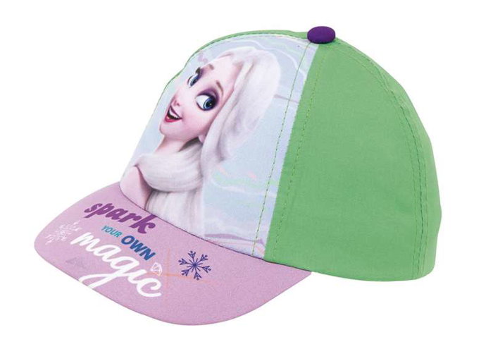 Safta Gorra Bébé Lila Ajustable 44/46 cm Frozen II "Memories" en Microfibre - Bébé 3 ans