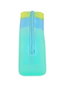 Safta Portatodo carré en silicone tricolore - Jaune, bleu, vert - 18.5 x 7.5 x 5.5 cm - Pour enfant à partir de 3 ans
