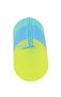 Safta Portatodo - Porte-tout rond en silicone tricolore, jaune, bleu et vert, 20 cm de diamètre x 5 cm de hauteur, à partir de 3 ans
