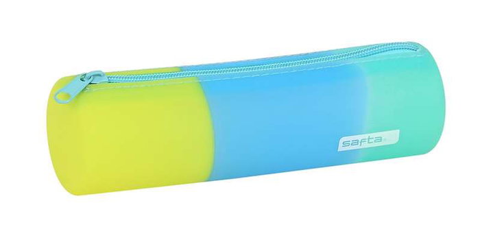 Safta Portatodo - Porte-tout rond en silicone tricolore, jaune, bleu et vert, 20 cm de diamètre x 5 cm de hauteur, à partir de 3 ans Safta Portatodo - Porte-tout rond en silicone tricolore, jaune, bleu et vert, 20 cm de diamètre x 5 cm de hauteur, à partir de 3 ans