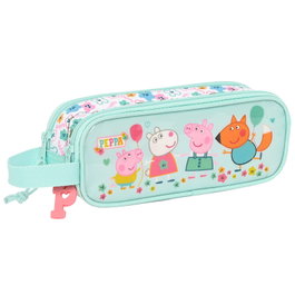 SAFTA Porte-tout Cosy Corner Peppa Pig double compartiments avec anse - 21 x 8 x 6 cm