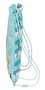 Safta Sac plat junior Bob Esponja "Stay Positive" 26x34x1 cm - Polyester 300D, pour 3 ans, bleu et blanc