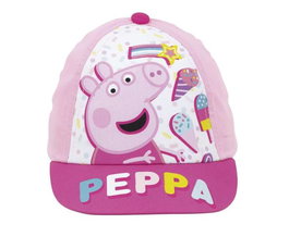 Safta - Casquette bébé ajustable Peppa Pig, rose, 44-46 cm - pour enfant à partir de 3 ans - matériau PU REACH