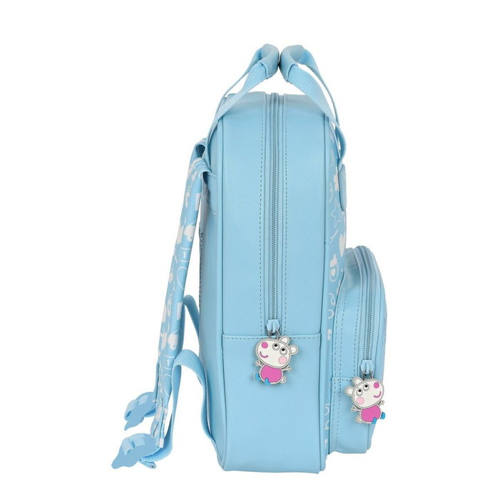 Sac à dos enfant Peppa Pig Baby Bleu clair (20 x 28 x 8 cm) Sac à dos enfant Peppa Pig Baby Bleu clair (20 x 28 x 8 cm)
