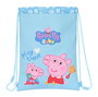 Safta Sac pour lit parapluie junior Peppa Pig 26x34x1 cm, bleu clair, matière PU - REACH, pour 3 ans