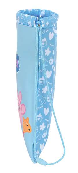 Safta Sac pour lit parapluie junior Peppa Pig 26x34x1 cm, bleu clair, matière PU - REACH, pour 3 ans Safta Sac pour lit parapluie junior Peppa Pig 26x34x1 cm, bleu clair, matière PU - REACH, pour 3 ans
