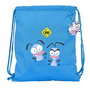 Safta Sac plat El Hormiguero 35x40x1 cm, pour enfants à partir de 3 ans, en polyester 300D, couleur bleu, conforme REACH
