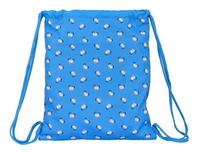 Safta Sac plat El Hormiguero 35x40x1 cm, pour enfants à partir de 3 ans, en polyester 300D, couleur bleu, conforme REACH