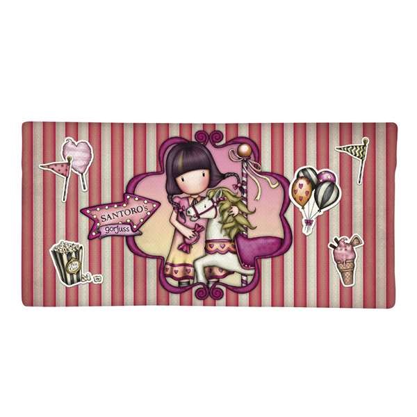 Safta Gorjuss Fairground Carousel Porte-Tout Étroit en Boîte Cadeau Décoratif, Dimensions 22 x 11 x 1.5 cm, À Partir de 3 Ans