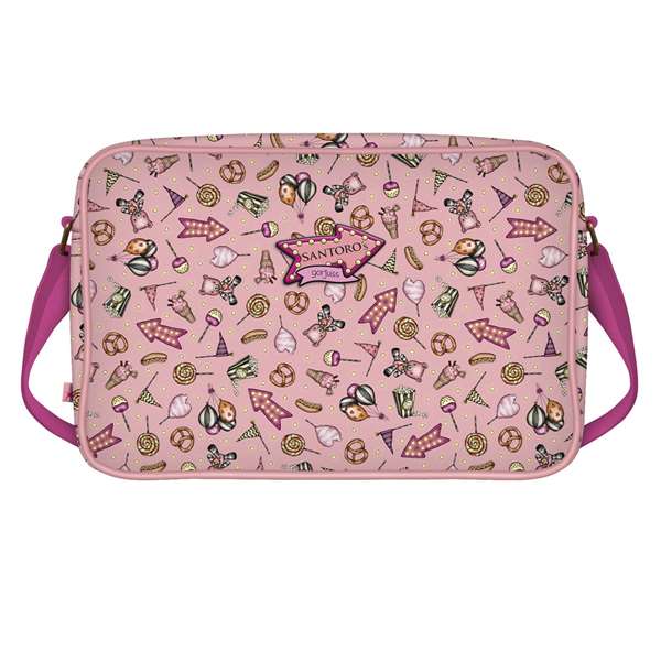 Safta Bolsito viaje Gorjuss Fairground Carousel, sac bandoulière pour voyage 35 x 26,5 x 10,5 cm, dès 3 ans