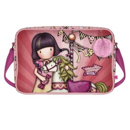 Safta Bolsito viaje Gorjuss Fairground Carousel, sac bandoulière pour voyage 35 x 26,5 x 10,5 cm, dès 3 ans