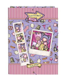 Safta Chemise à rabats 3 volets format A4 Gorjuss™ Fairground "First Prize" 26 x 33.5 x 2.5 cm en polyester - Lila - Recommandé à partir de 3 ans