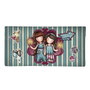 Safta Portatodo Estrecho Gorjuss Fairground Fireworks, Coffret de rangement étroit décoré Fireworks, 22 x 11 x 1,5 cm