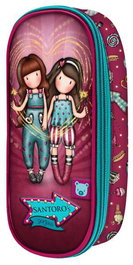 Safta Portatodo avec fermeture éclair Gorjuss Fairground Fireworks - Trousse de rangement, 10 x 23 x 6 cm
