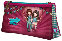 Safta Portatodo Double Gorjuss™ Fairground "Fireworks" Valise Rangement pour Enfant 115 x 215 x 50 cm - À partir de 36 mois