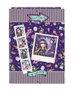 Safta - Carpette folio à 3 rabats Gorjuss™ Fairground "Up And Away" - Violet - Polyester - Dimensions : 26 x 33.5 x 2.5 cm - À partir de 3 ans