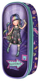 Safta Portatodo avec fermeture éclair Gorjuss Fairground Up and Away, trousse ou nécessaire 10 x 23 x 6 cm, pour enfant dès 3 ans