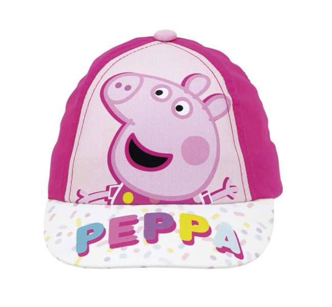 Safta - Casquette bébé ajustable 44/46 cm Peppa Pig 'Baby' - Blanche