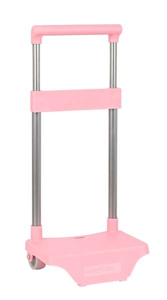 Safta P.176C Chariot porte-serviettes enfant en bois rose clair - Dimensions 22 x 67,5 x 17 cm