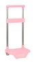 Safta P.176C Chariot porte-serviettes enfant en bois rose clair - Dimensions 22 x 67,5 x 17 cm