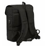 Safta Sac à dos pour ordinateur portable 13,3 pouces avec port USB et rabat, Business Noir, 29 x 39 x 12 cm