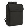 Safta Sac à dos pour ordinateur portable 13,3 pouces avec port USB et rabat, Business Noir, 29 x 39 x 12 cm
