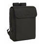 Safta Sac à dos pour ordinateur portable 13,3 pouces avec port USB et rabat, Business Noir, 29 x 39 x 12 cm