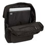 Safta Sac à dos pour ordinateur portable 13,3 pouces avec port USB et rabat, Business Noir, 29 x 39 x 12 cm