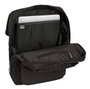 Safta Sac à dos pour ordinateur portable 13,3 pouces avec port USB et rabat, Business Noir, 29 x 39 x 12 cm