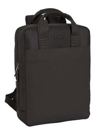 Safta Sac à dos pour ordinateur portable 13,3 pouces avec port de charge USB, Business Noir, 29 x 39 x 11 cm