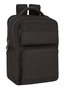 Safta Sac à dos portable 15,6 pouces avec chargeur USB, 2 compartiments, 31 x 44 x 13 cm, Noir
