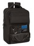 Safta Sac à dos portable 15,6 pouces avec chargeur USB, 2 compartiments, 31 x 44 x 13 cm, Noir