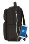 Safta Sac à dos portable 15,6 pouces avec chargeur USB, 2 compartiments, 31 x 44 x 13 cm, Noir