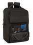 Safta Sac à dos portable 15,6 pouces avec chargeur USB, 2 compartiments, 31 x 44 x 13 cm, Noir