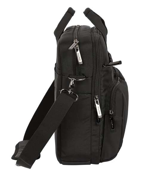 Safta Business - Malette portable pour ordinateur 15,6'' et tablette 10,6'' avec port USB, noir, 41 x 33 x 9 cm