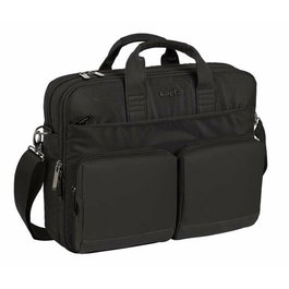 Safta Business - Malette portable pour ordinateur 15,6'' et tablette 10,6'' avec port USB, noir, 41 x 33 x 9 cm