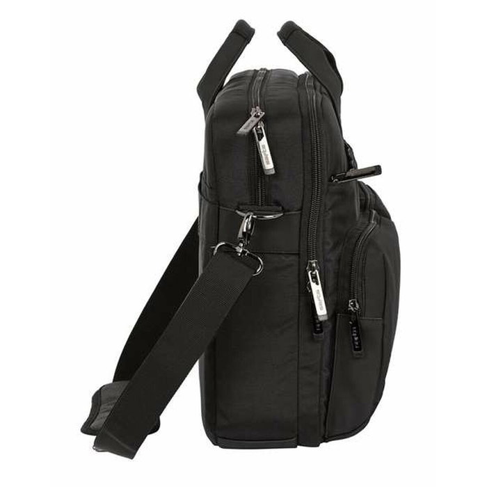 Safta Business - Malette portable pour ordinateur 15,6'' et tablette 10,6'' avec port USB, noir, 41 x 33 x 9 cm