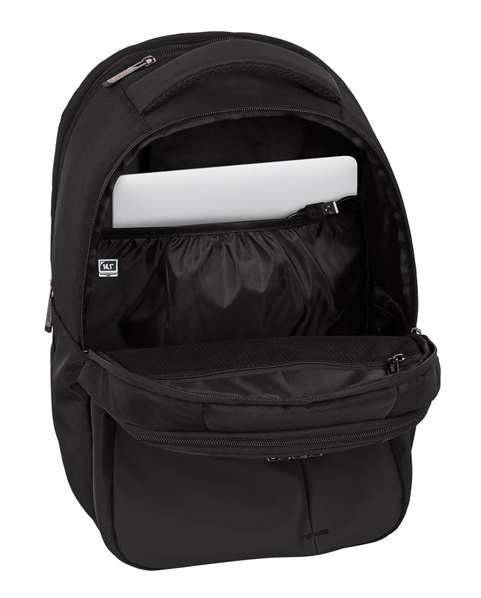Safta Sacoche ordinateur portable 15.6 pouces, 14.1 pouces et tablette 9.7 pouces avec chargeur USB Business Black, 31 x 45 x 23 cm