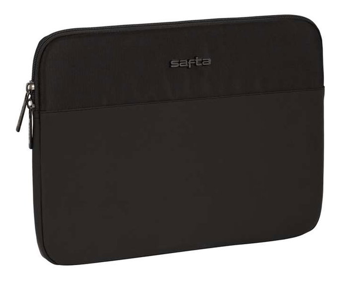 Safta Business - Housse pour ordinateur portable 14 pouces 34x25x2cm en nylon 900D et similicuir PVC - Noir Safta Business - Housse pour ordinateur portable 14 pouces 34x25x2cm en nylon 900D et similicuir PVC - Noir