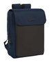 Safta Business Sac à dos portatif avec solapé, port USB et compartiment pour ordinateur portable 13,3 pouces, bleu foncé, 29x39x12 cm