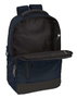 Safta Sac à dos portable 15,6" pour PC et tablette avec port USB et charge intégrée, Dark Blue, 29x44x15 cm, tissu nylon 900D