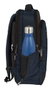 Safta Sac à dos portable 15,6" pour PC et tablette avec port USB et charge intégrée, Dark Blue, 29x44x15 cm, tissu nylon 900D