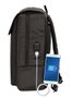 Safta Business Grey Sac à dos Portable 13,3" avec Port de Charge USB, 29 x 39 x 12 cm, en Nylon et Cuir PVC