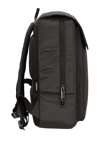 Safta Business Grey Sac à dos Portable 13,3" avec Port de Charge USB, 29 x 39 x 12 cm, en Nylon et Cuir PVC